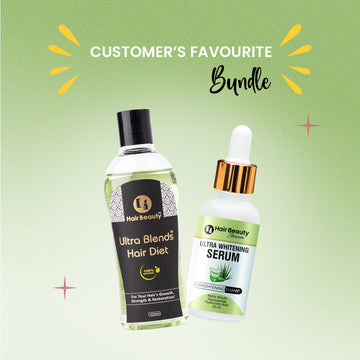 Customer's Favorite Bundle | Hair Diet + Whitening Serum