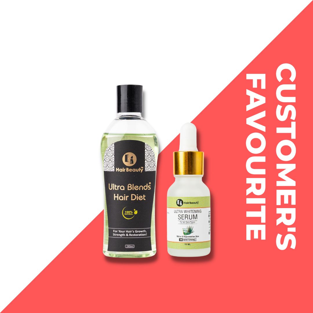 Customer's Favorite Bundle | Hair Diet + Whitening Serum