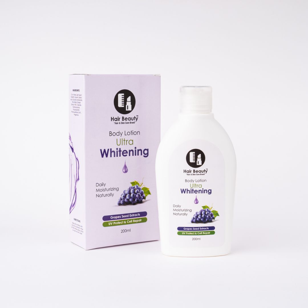 Hair Beauty Ultra Whitening Body Lotion Bottle